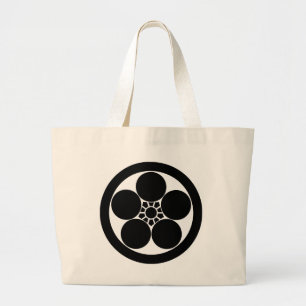 Grand Tote Bag Prunier umebachi de style en cercle