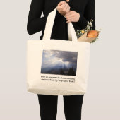 Grand Tote Bag Psaume 121 (Devant (produit))