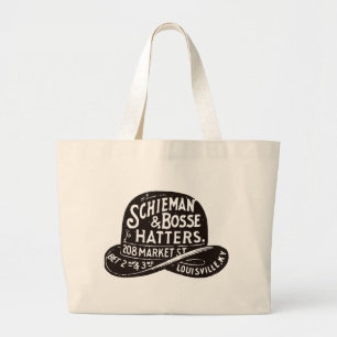 Grand Tote Bag Publicité de casquette de lanceur