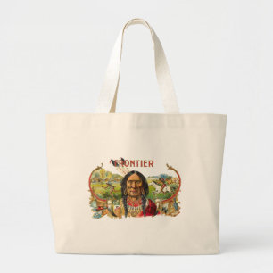 Grand Tote Bag Publicité de cigar Frontier