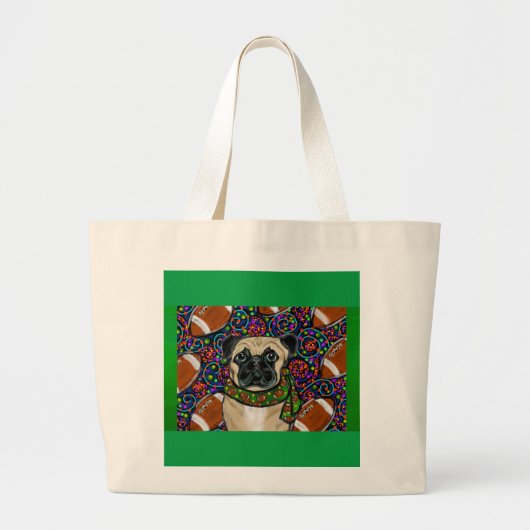 GRAND TOTE BAG PUG (Devant)