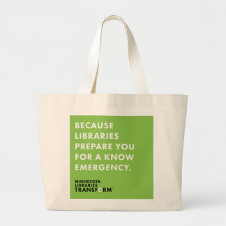 Grand Tote Bag Puisque sachez l'urgence Fourre-tout