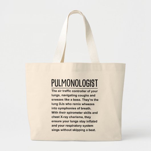 Grand Tote Bag Pulmonologue (Devant)