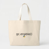 Grand Tote Bag python Garbage Collector (Devant)