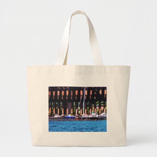 Grand Tote Bag Quais portuaires (Devant)