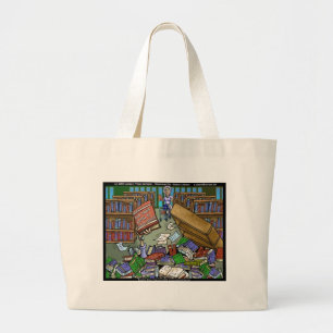 Grand Tote Bag Quand Les Mauvaises Choses Se Produisent Drôle Cad