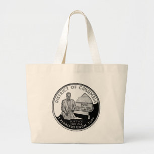 Grand Tote Bag Quartier du district de Columbia de Faux Washingto