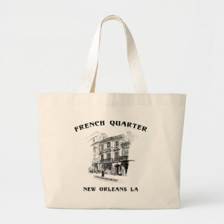 Grand Tote Bag Quartier français la Nouvelle-Orléans
