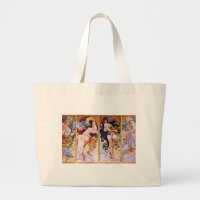 Quatre Saisons par Alfons Mucha Art Déco Nouveau