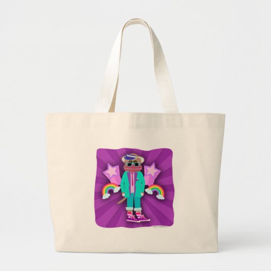 Grand Tote Bag Quatre-Vingt-Dix Singe De Choc (Devant)