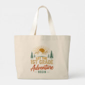 Grand Tote Bag Que l'aventure de CP commence (Dos)