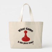 Grand Tote Bag Quel Jeu Est Ce Pièce De La Devise Épic (Dos)