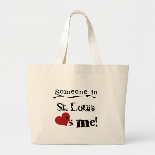 Grand Tote Bag Quelqu'un à St Louis (Devant)