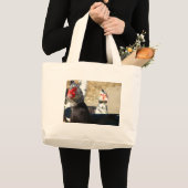 Grand Tote Bag "Qu'est-ce que ça fait ?" (Devant (produit))