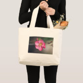 Grand Tote Bag Quince à fleurs roses parfaite (Devant (produit))