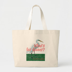 Grand Tote Bag Qu'y a-t-il pour le dîner ?