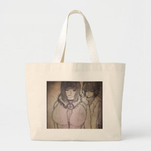 Grand Tote Bag racheal et son ami dans votre imagination