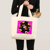 Grand Tote Bag Radio Ate the Video Star - Customisé (Devant (produit))