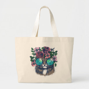 Grand Tote Bag Ragondin de fantaisie du Maine