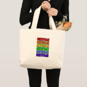 Grand Tote Bag Rainbow Dietitian (Devant (produit))