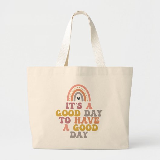 Grand Tote Bag Rainbow Good Day (Devant)
