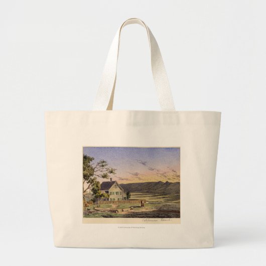 Grand Tote Bag Ranch californien (Devant)