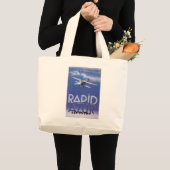 Grand Tote Bag Rapid Azur (Devant (produit))