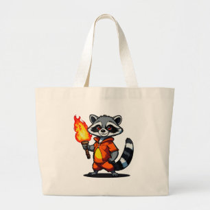 Grand Tote Bag Raton laveur avec torche