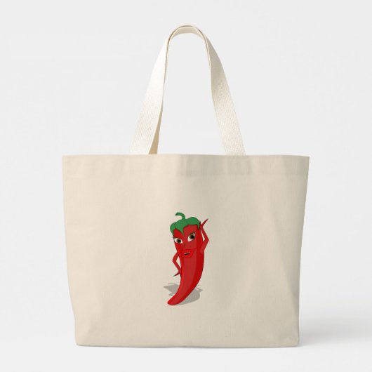 Grand Tote Bag Red Hot Pepper Diva Large (Dos)