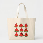 Grand Tote Bag Red Watermelon Slice (Devant)