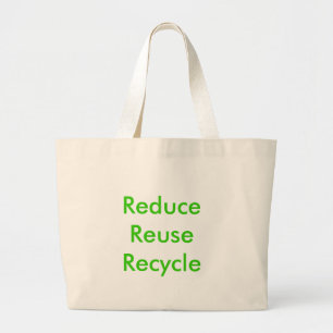 Grand Tote Bag Réduisez la réutilisation réutilisent