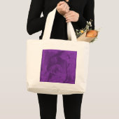 Grand Tote Bag Réflexions violettes (Devant (produit))