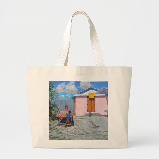 Grand Tote Bag Refuge de De African Queen de ping-pong (Devant)