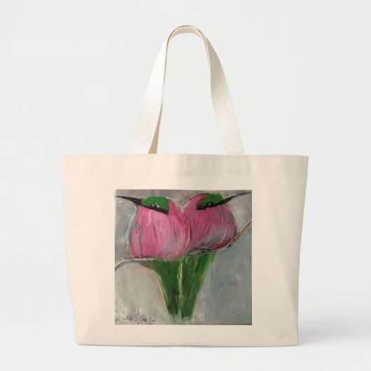 Grand Tote Bag Regardez simplement ailleurs (Devant)