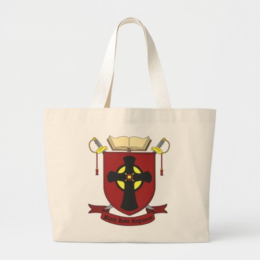GRAND TOTE BAG RÉGIMENT ROBE NOIR (Devant)