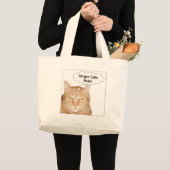 Grand Tote Bag Règle de chats de gingembre ! (Devant (produit))