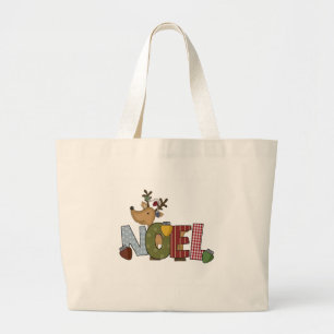 Grand Tote Bag Reindeer Noel Tshirts et cadeaux de vacances