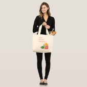 Grand Tote Bag Réinitialisation estivale (Devant (modèle))