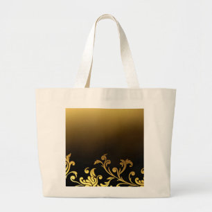 Grand Tote Bag relief métallique