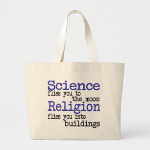Grand Tote Bag Religion et science