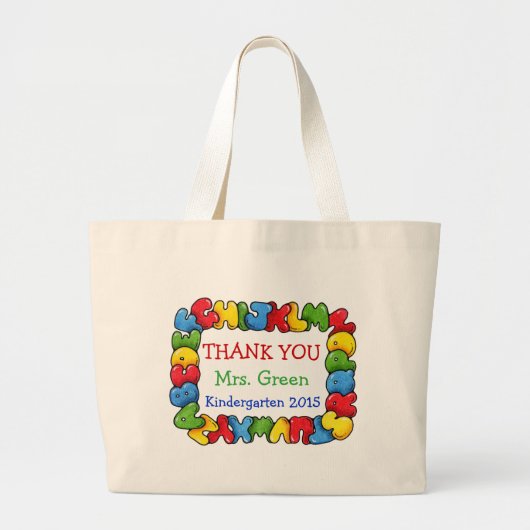 Grand Tote Bag Remerciements (Devant)