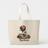 Grand Tote Bag Résilience (édition violette) (Dos)