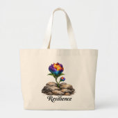 Grand Tote Bag Résilience (édition violette) (Devant)