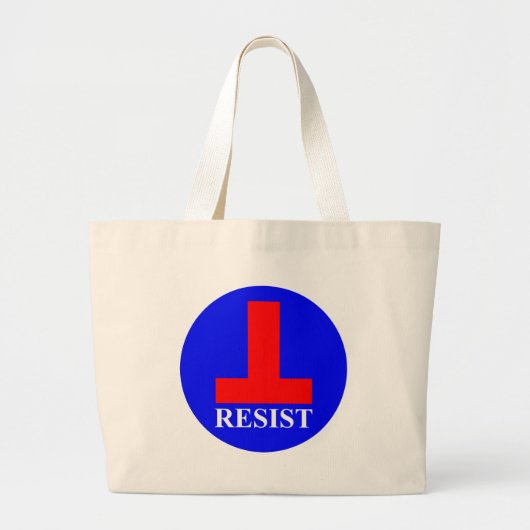 Grand Tote Bag Résister (Devant)