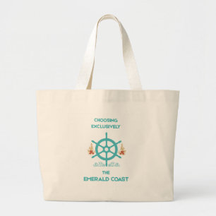 Grand Tote Bag Résort de luxe Vintage Emerald Coast Sardaigne