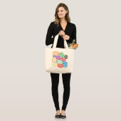 Grand Tote Bag Résumé6 (Devant (modèle))