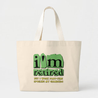 Grand Tote Bag retraite drôle