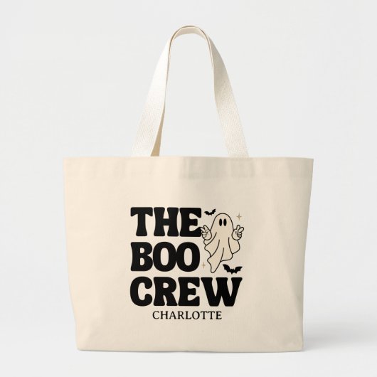 Grand Tote Bag  Retro The Boo Crew Spooktacular Halloween (Devant)