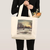 Grand Tote Bag Réveillon de Noël (Devant (produit))