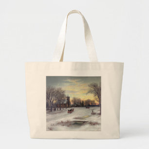 Grand Tote Bag Réveillon de Noël